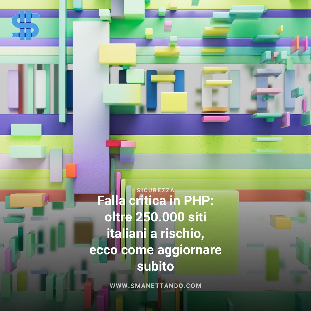 Falla critica in PHP: oltre 250.000 siti italiani a rischio, ecco come aggiornare subito